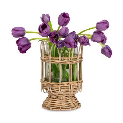 Provence Rattan Whitewash Medium Hurricane