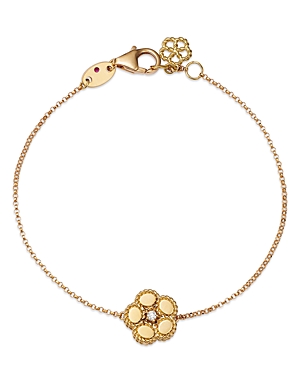 Roberto Coin 18K Yellow Gold Daisy Diamond Flower Link Bracelet - 100% Exclusive