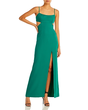 Cutout High Slit Gown - 100% Exclusive
