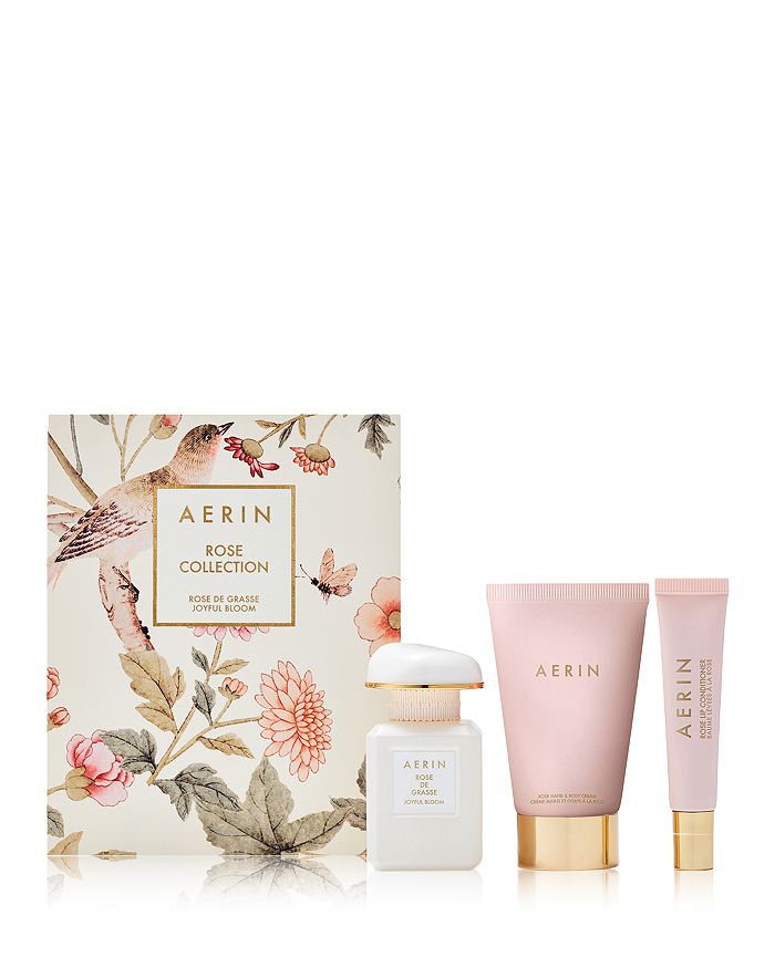 AERIN Estée Lauder Rose de Grasse Joyful Bloom Beauty Essentials Set ...