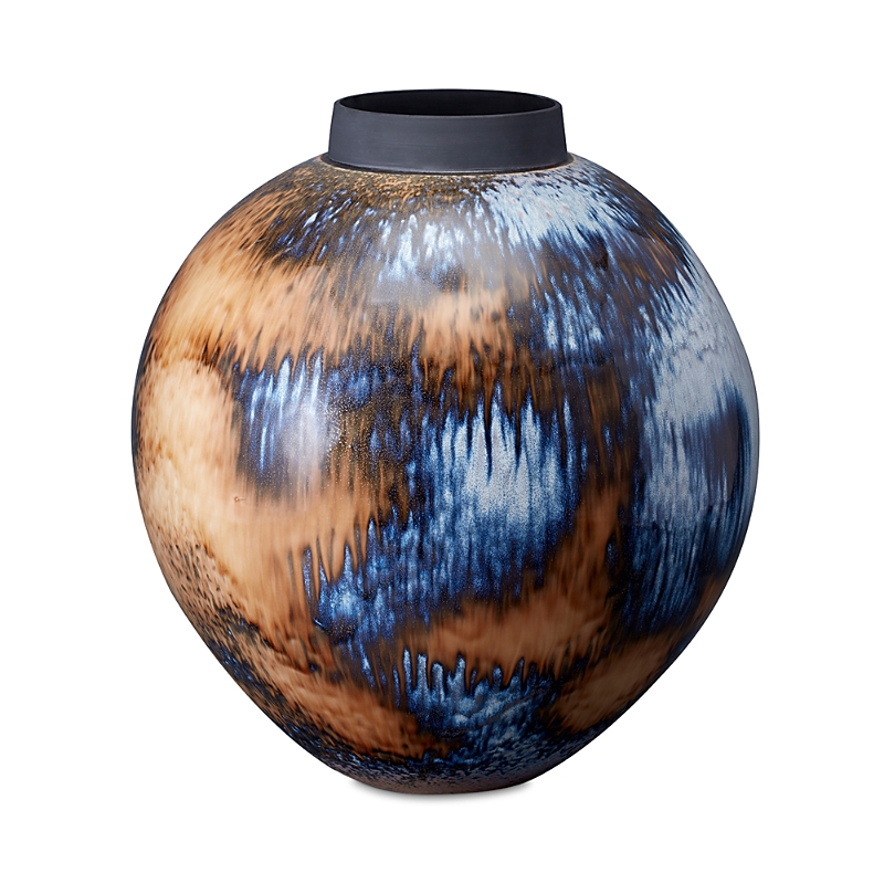L'objet Terra Short Vase In Blue