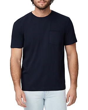 Paige Ramirez Cotton Solid Pocket Tee In Deep Ancohor