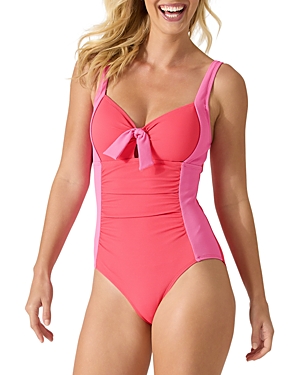 Shop Tommy Bahama Island Cays One Piece Swimsuit In Coral Coast