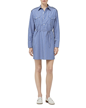 Rag & Bone Nadine Shirtdress In Blue Stripe