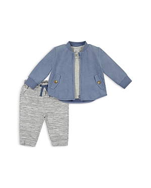 Miniclasix Boys' 3-Pc. Jacket, Top & Pants Set - Baby