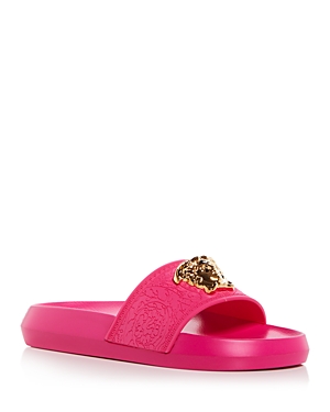 VERSACE WOMEN'S MEDUSA SLIDE SANDALS