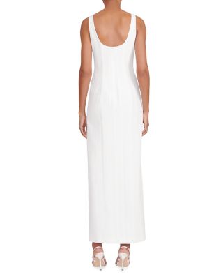 Portrait Sleeveless Seamed Gown