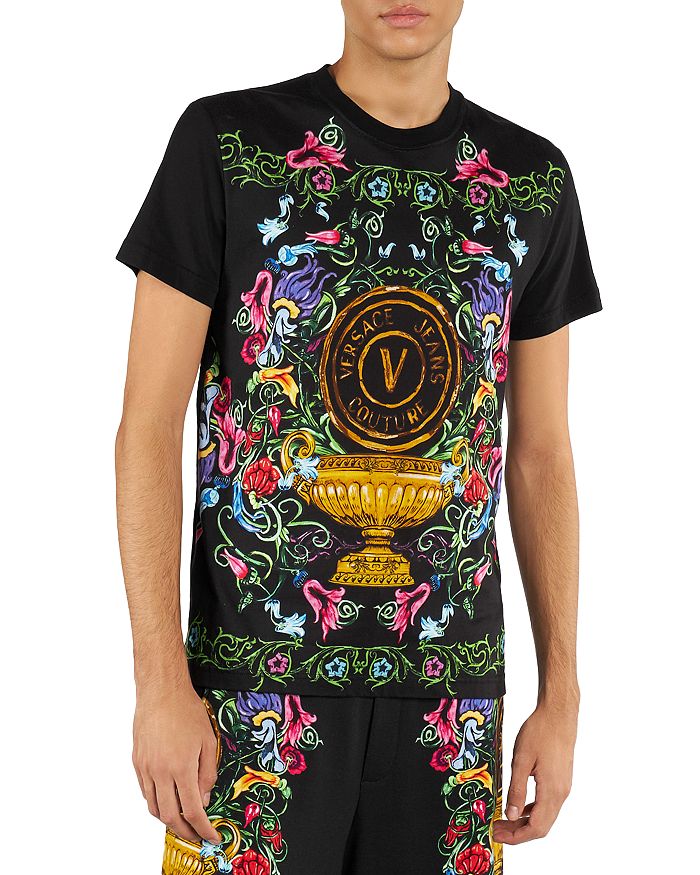 Versace Jeans Couture - Garden Baroque Printed Slim Fit Tee