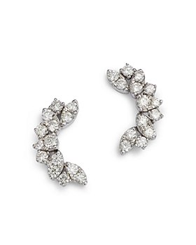 Bloomingdale's - Diamond Ear Climber Earrings in 14K White Gold, 0.50 ct. t.w. - 100% Exclusive
