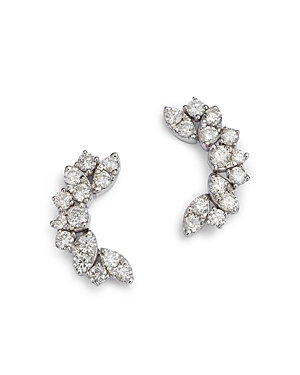 Bloomingdale's Diamond Ear Climber Earrings in 14K White Gold, 0.50 ct. t.w. - 100% Exclusive