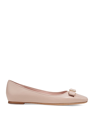 Shop Kate Spade New York Women's Bowdie Slip On Pointed Toe Ballet Flats In Pale Vellu