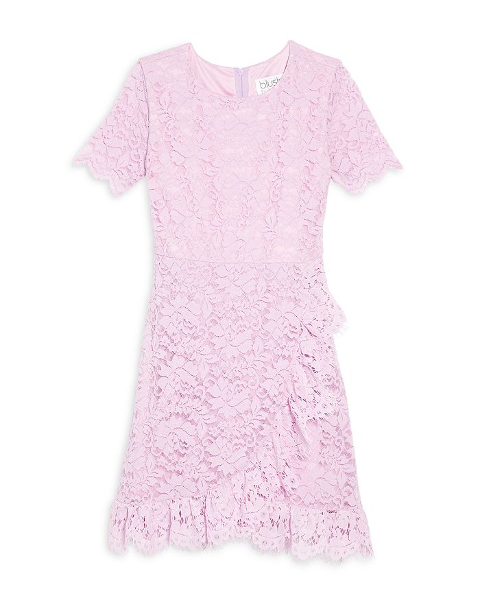 Bloomingdale's pink lace dress top