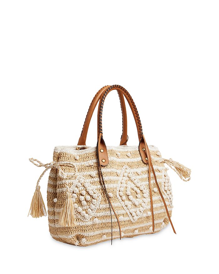 Gerard Darel 24 GD Raphia Large Woven Handbag | Bloomingdale's