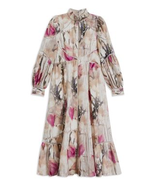 Ted Baker Freisya Linen Midi Dress | Bloomingdale's