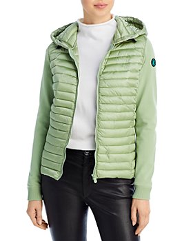 REISS HARPER HYBRID ZIP THROUGH QUILTED JACKET SIZE 0. Color: Grey