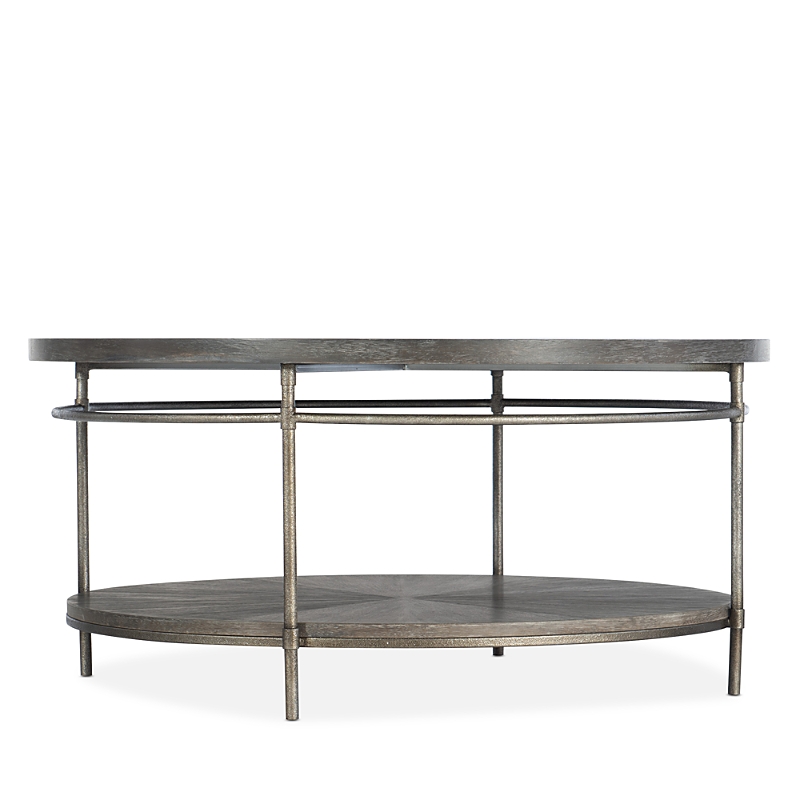 Hooker Furniture Round Starburst Coffee Table In Wood
