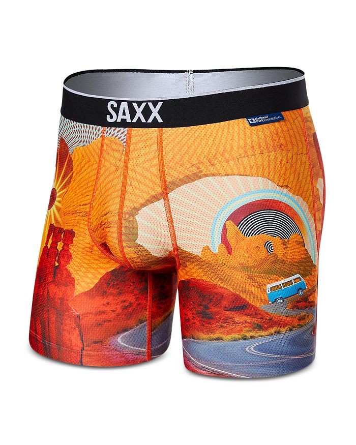 SAXX National Park Foundation Hoodoo U Love Volt Breathable Mesh Slim Fit Boxer  Briefs