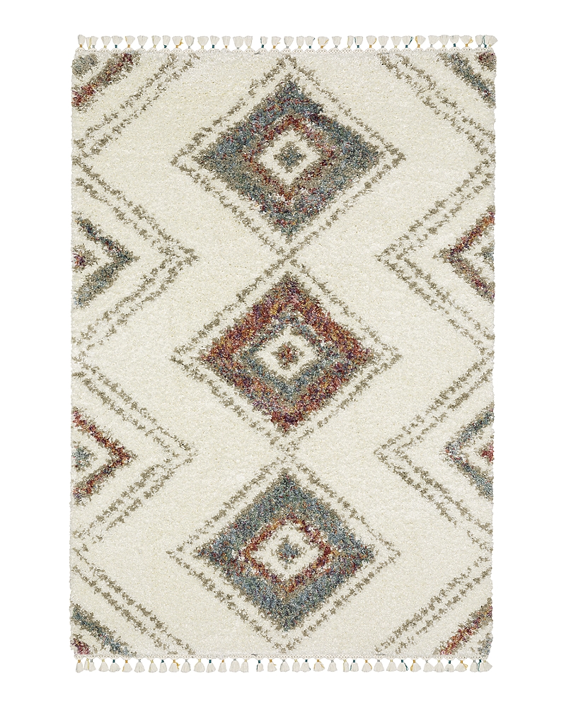 Oriental Weavers Axis Ax07a Area Rug, 6'7 X 9'6 In Ivory