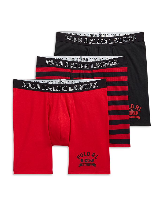 Classic Fit Stretch Boxer Brief - 3 Pack by Polo Ralph Lauren