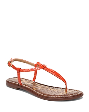 Sam Edelman Gigi Sandal In Orange Poppy
