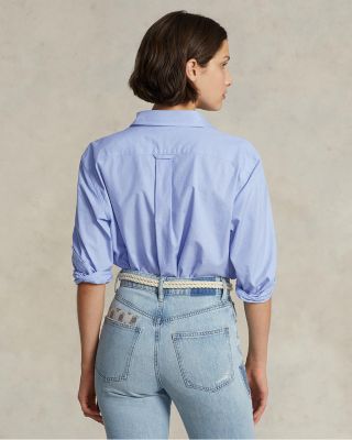 Oversized Fit Long Sleeve Cotton Shirt