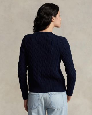 Cotton Cable Knit Cardigan