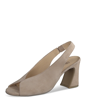 Paul Green Riviera Slingback Sandal In Champagne Suede