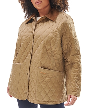 Barbour Women's Plus Size Annandale Quilted Corduroy-collar Jacket In Trench