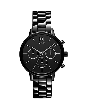 Shop Mvmt Nova Ceramic Watch, 38mm In Black
