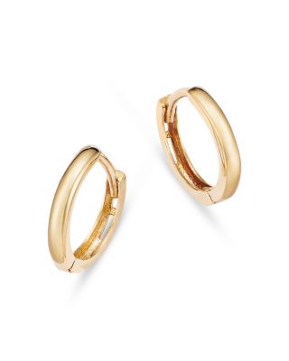 Moon & Meadow - 14K Yellow Gold Extra Small Huggie Hoop Earrings