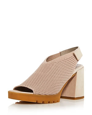 Eileen Fisher Cue Knit Sandal In Blush