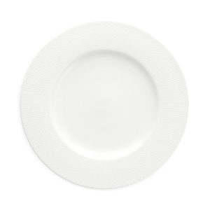 Fortessa Amanda Embossed Dinner Plate, Set Of 4 In White