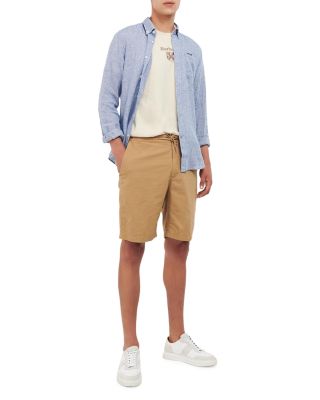 Linton Long Sleeve Micro Check Pattern Shirt