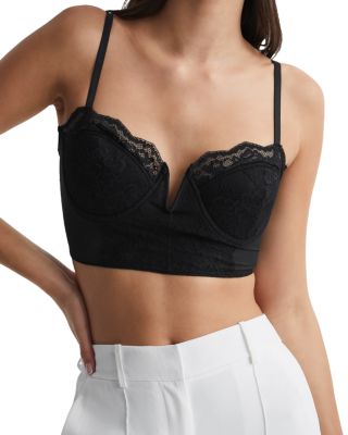 REISS - Millie Lace Corset Top