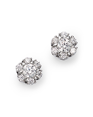 Bloomingdale's Diamond Flower Stud Earrings in 14K White Gold, 0.25 ct. t.w. - 100% Exclusive