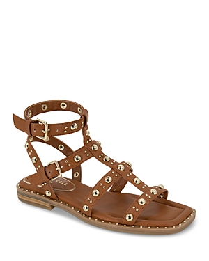 Shop Kenneth Cole Women's Ruby Studded Gladiator Sandals In Cognac