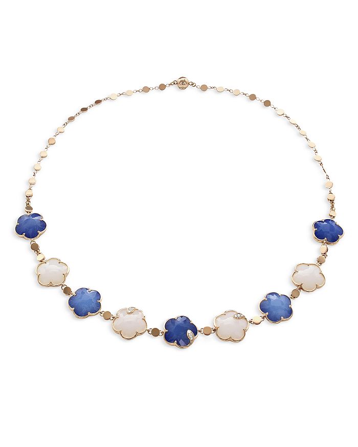 Gemstone collar necklace hotsell