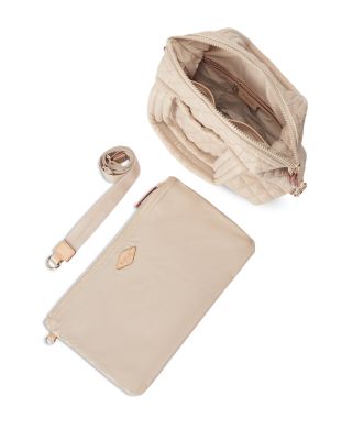 Small Quilted Nylon Sutton Deluxe Top Handle Bag 