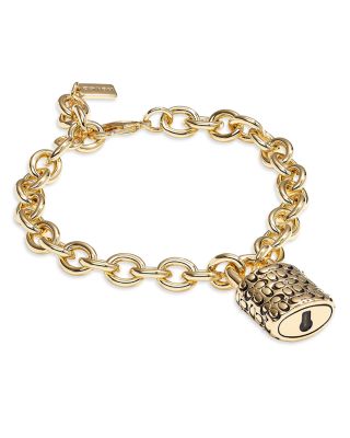 COACH - Logo Padlock Charm Bracelet