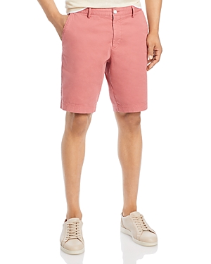 Hugo Boss Slice-short 10186371 Cotton Blend Solid Slim Fit 10 Shorts In Open Pink