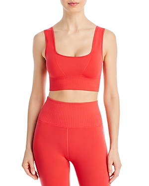 Free People Fp Movement By  Good Karma Sports Bra In Cayenne
