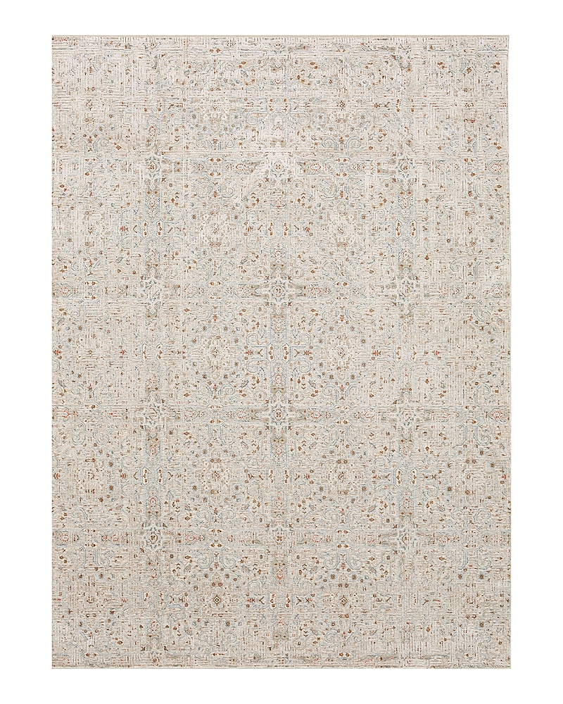 Karastan Solitude Pandosia Area Rug, 5' X 7'8 In Cream/lightblue