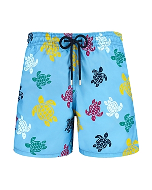 Shop Vilebrequin Moorea 6 Swim Shorts In Pastel Blu