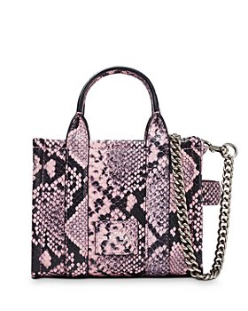 MARC JACOBS - The Snake-Embossed Micro Tote Bag
