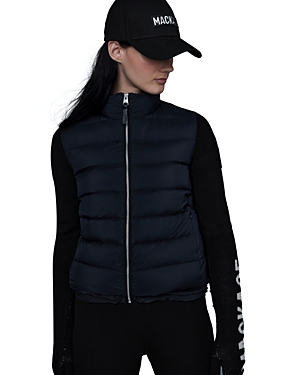 MACKAGE OCEANE MIXED MEDIA DOWN JACKET