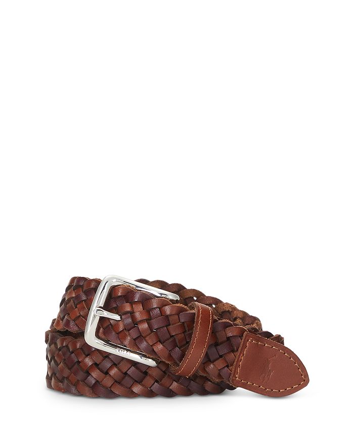 Polo Ralph Lauren Braided Leather Belt | Bloomingdale's