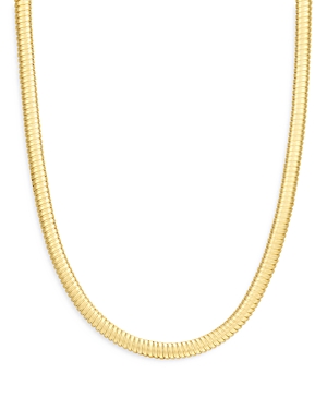 Shop Luv Aj Mini Flex Snake Chain Necklace, 16 In Gold