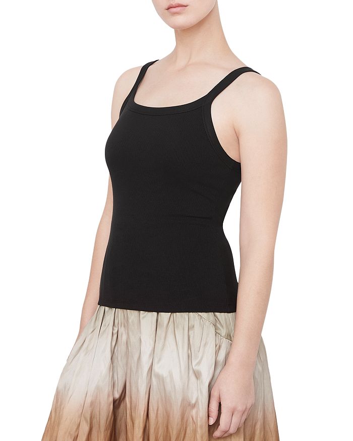 Vince Scoop Neck Sleeveless Top Bloomingdale's