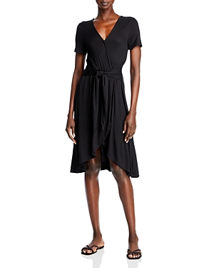 B Collection By Bobeau Rowan Wrap Dress In Black