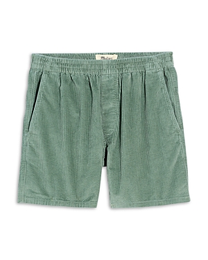 Madewell Cotton Bubble Cord Shorts In Frosted Cyprus
